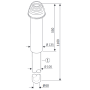 Kit de sortie verticale pour chaudière à condensation 60/100 BOSCH