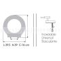 Toilet Seat Thermoset REFLEX White Soft-Close