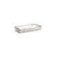 Rectangular Soap Dish Chrome Brass (230x105x35)