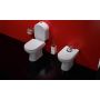 Sanitary Thermoset ALFA White Seat